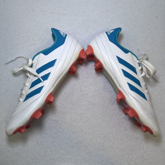 Adidas Goletto VI soccer cleats SGC 753002 white teal orange womens size 6-1/2 - Picture 7 of 10